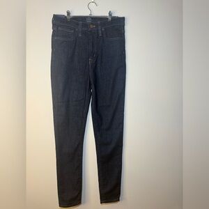 J.Crew High-Rise Skinny Jeans | Size 28 | Dark Wash | 10” Rise